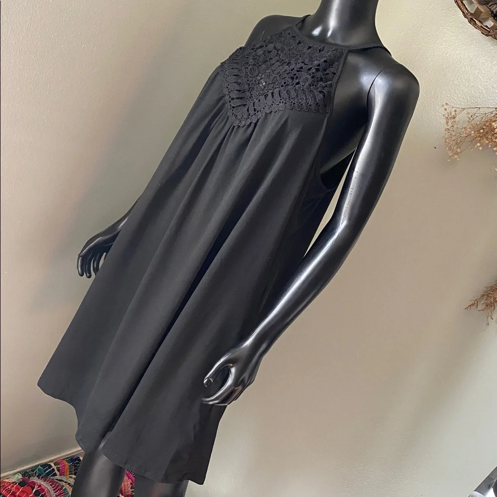 Emery Rose Black Lace Detail Dress NWTs
